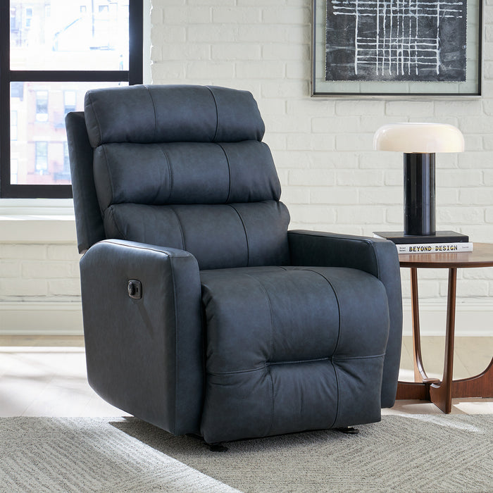 Kritisha Power Tilt Headrest Rocker Recliner L:53552-L Indigo