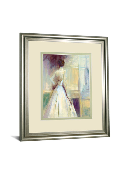 Getting Ready By Sutton - Framed Print Wall Art - Beige