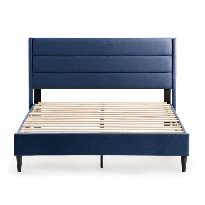 Madsen - Queen Platform Bed - Cobalt