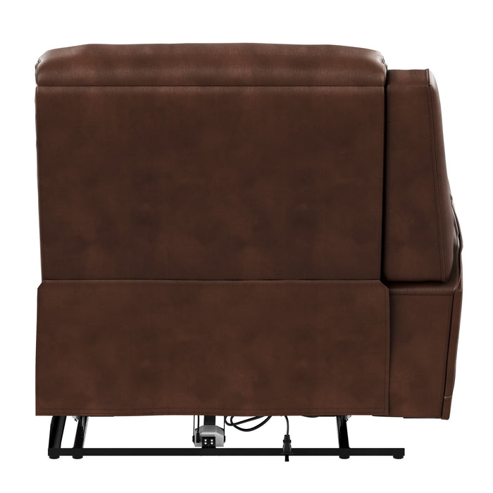 Duluth - Dual Power LSF Recliner - Porter Brown