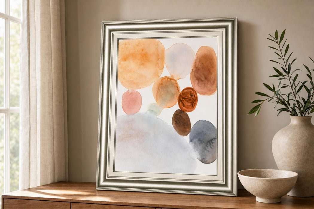22x26 Marble Wash II By Victoria Barnes - Beige