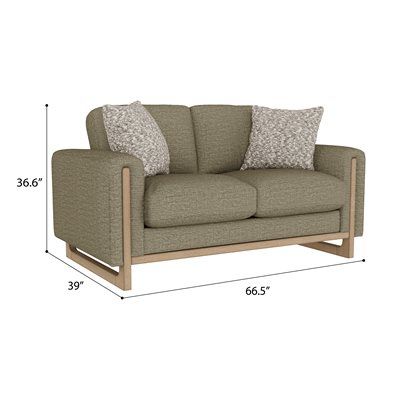 Sutton Place - Upholstered Loveseat - Green
