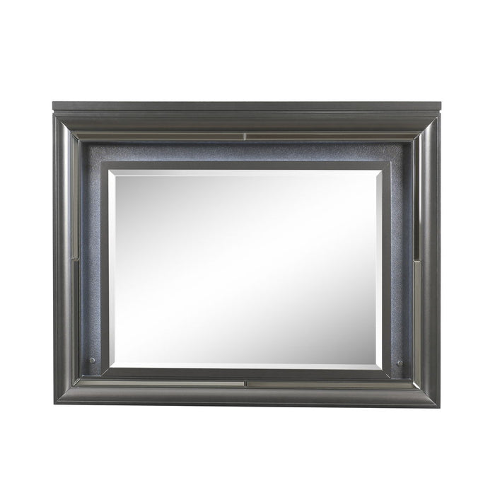 Sawyer - Mirror With LED - Metallic Gray