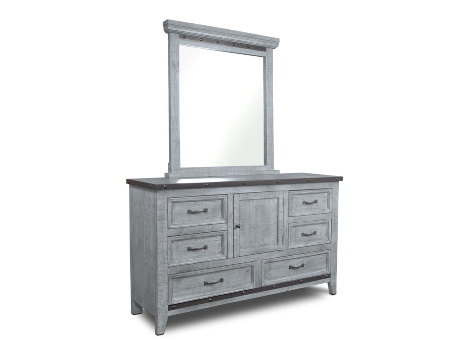 Urban Rustic Dresser With Mirror