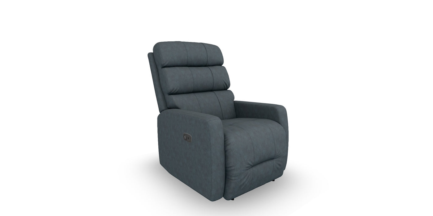 Kritisha Power Tilt Headrest Rocker Recliner L:53552-L Indigo