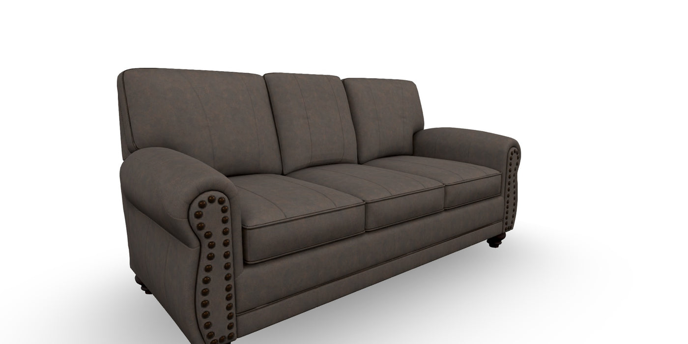 Noble Sofa Field & Stream Collection Stationary F: 75556-L Dark Brown