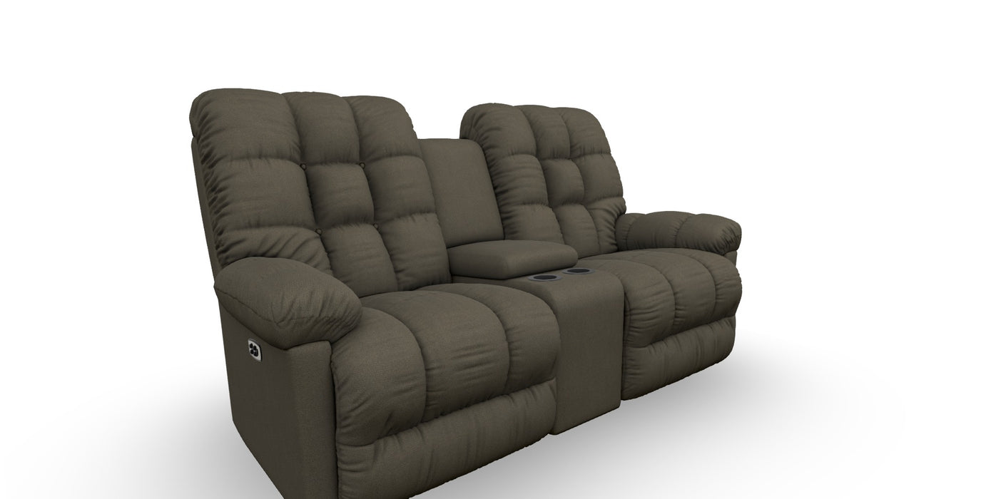 Everlasting Rocker Console Loveseat F: 22463 Ash
