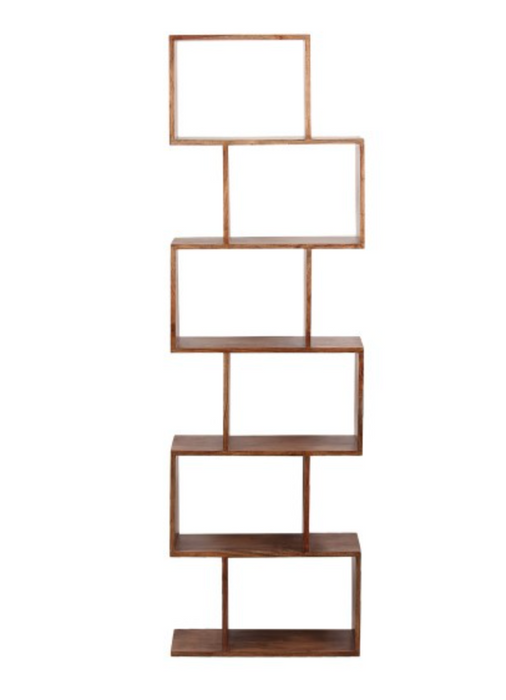 Portola Walnut 6 Cube Bookcase