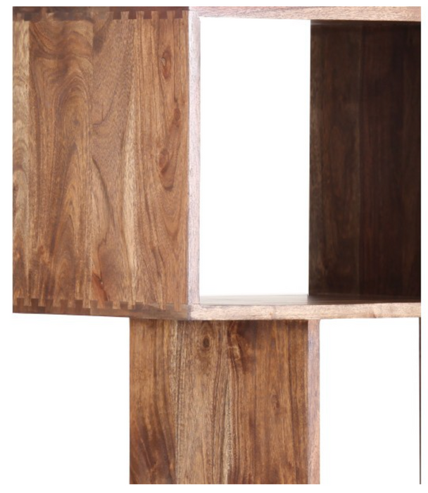 Portola Walnut 6 Cube Bookcase