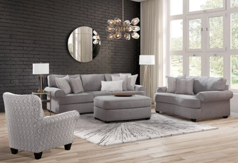 Chambord Ash Ottoman