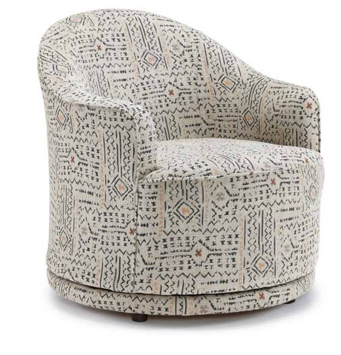 April Swivel Barrell Chair