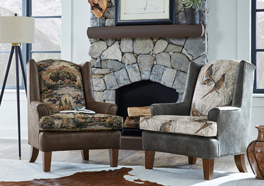 Field & Stream Andrea Wing Chair Fabric: 34769X Sierra