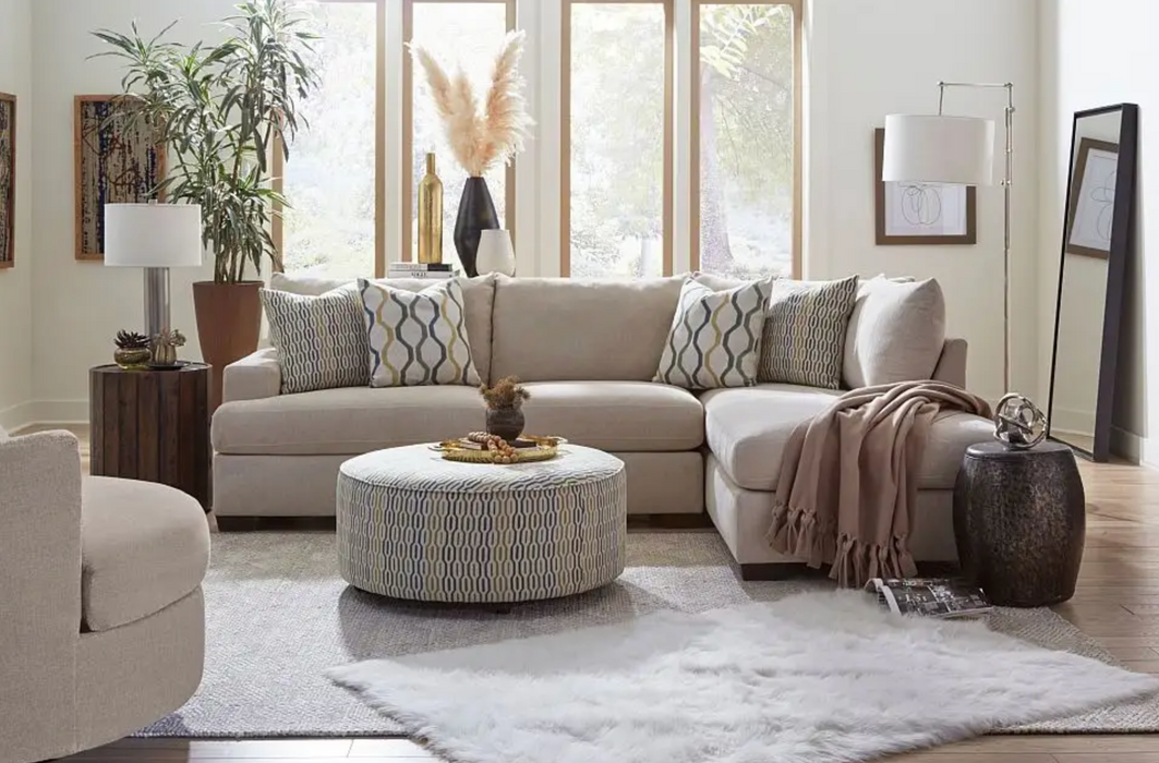 Tampa Cream Sofa Chaise