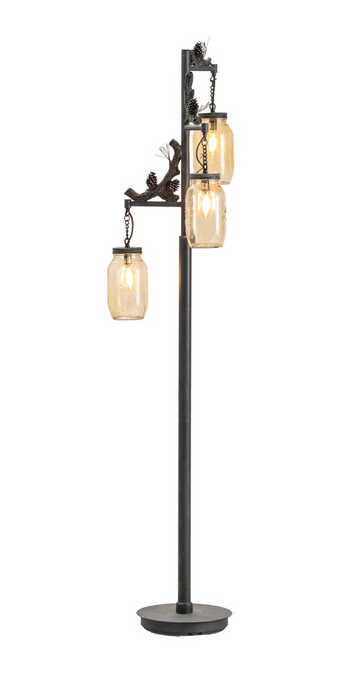 Crestview Collection Fire Catcher Floor Lamp