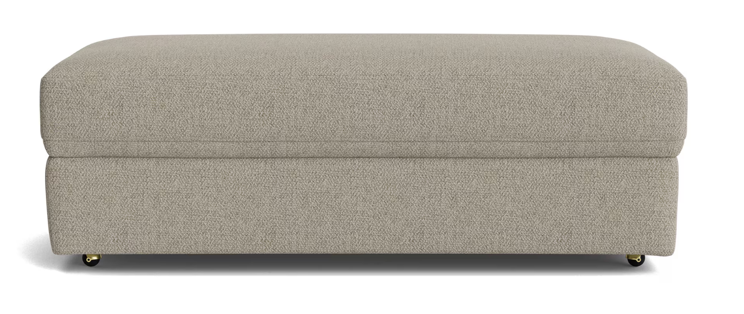 Allure Storage Ottoman with Casters