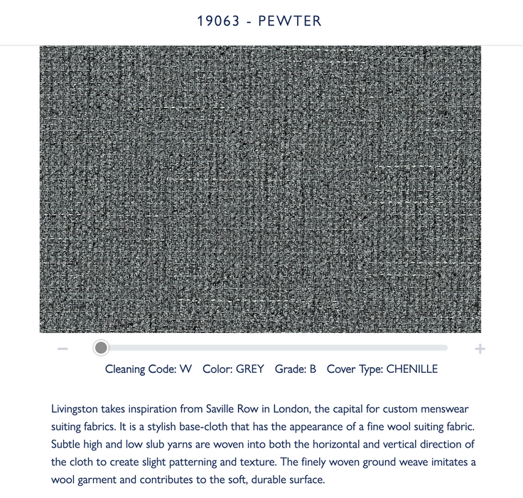 Cara Power Lift Recliner F:19063 Pewter