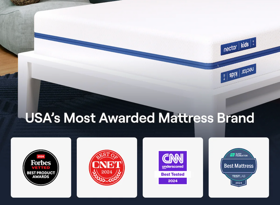 Nectar Kids Memory Foam Mattress Full