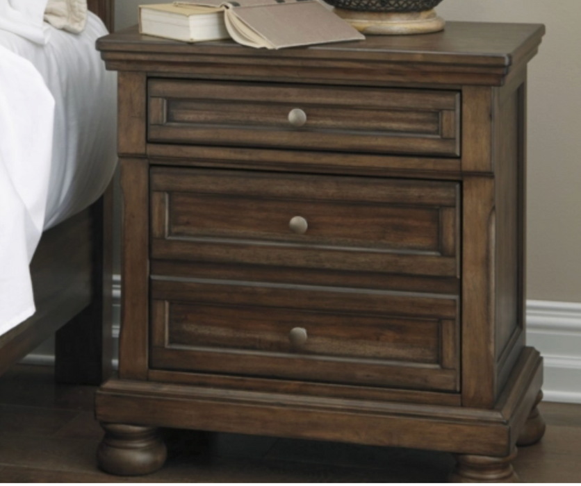 Flynnter Two Drawer Nightstand