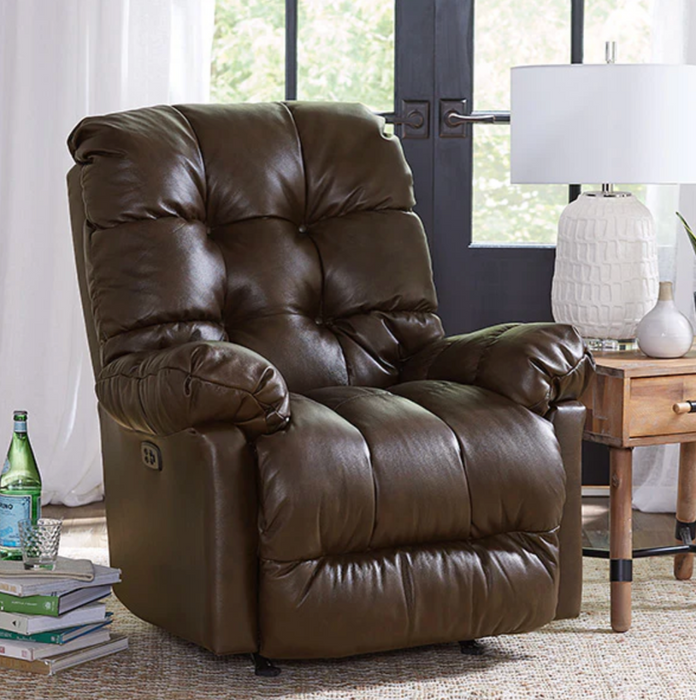 Brosmer Space Saver Recliner Leather: 70016L