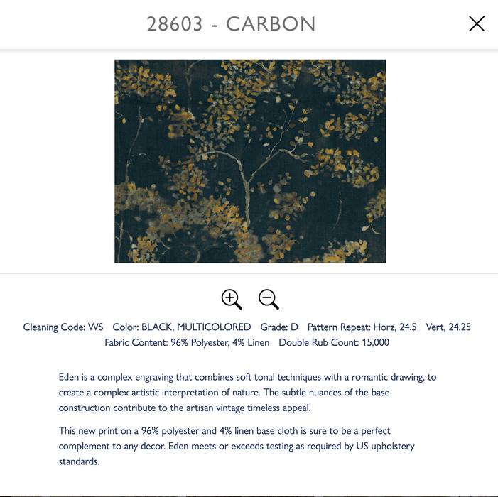 Trafton Chair F: 28603 - Carbon