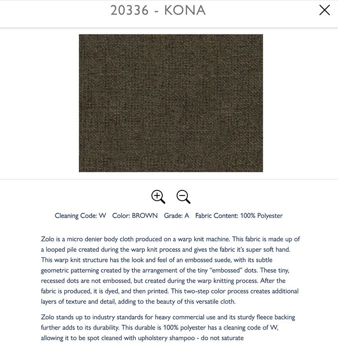 Brosmer Power Space Saver Recliner F:20336 - kona