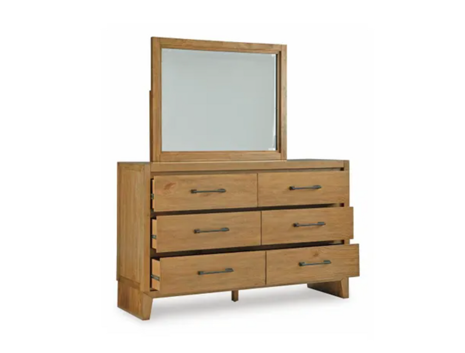 Sherbana 6 Drawer Dresser and Mirror