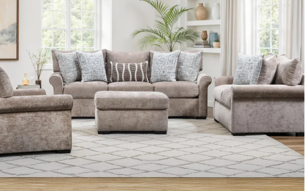 Nadia Mushroom Loveseat