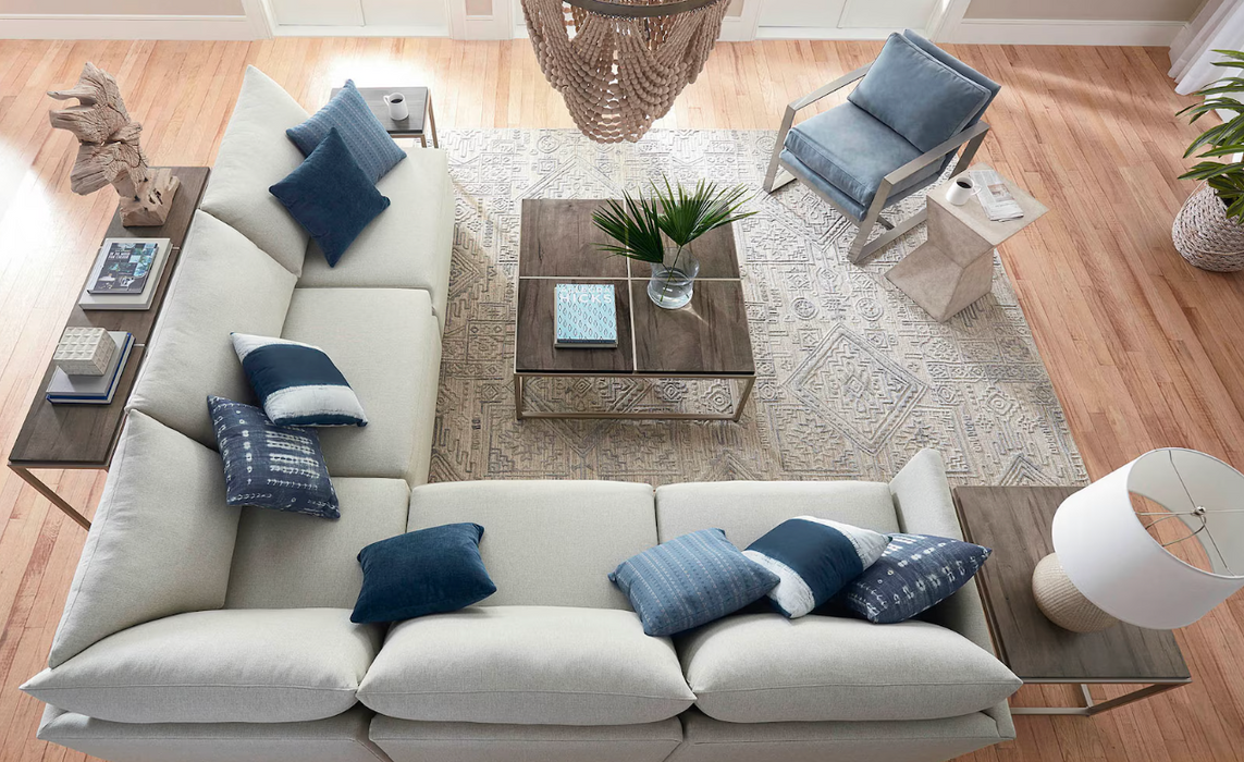 Beckham Track Arm 5 Piece Sectional Sofa