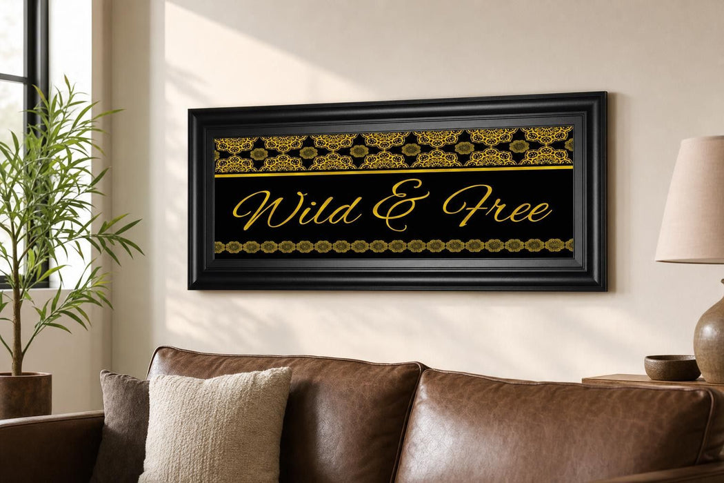 18x42 Wild & Free By Cindy Jacobs - Black