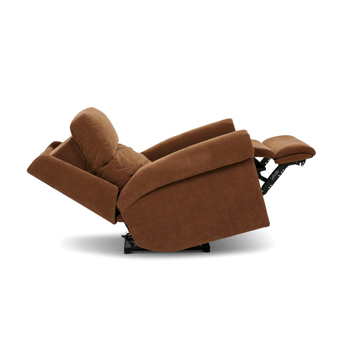 Bernard - Power Recliner With Power Headrest & Lumbar With Nailhed Trim