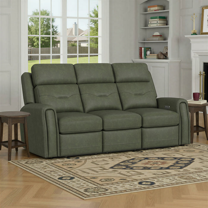 Felix - Power Reclining Sofa With Power Headrest, Lumbar, Heat & Massage