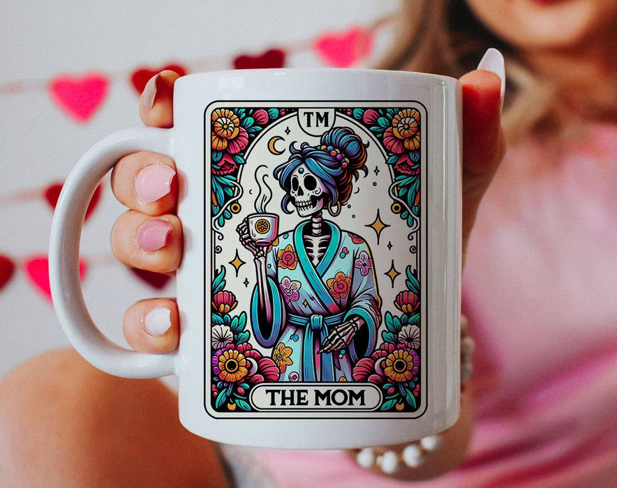 The Mom Tarot Card - Mother's Day Coffee Mug: 11oz White