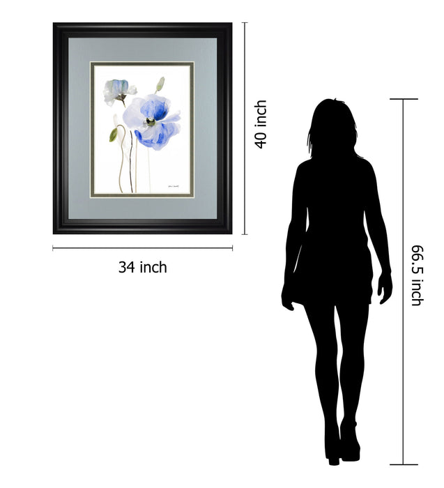 All Poppies I By Lanie Loreth - Framed Print Wall Art - Gray