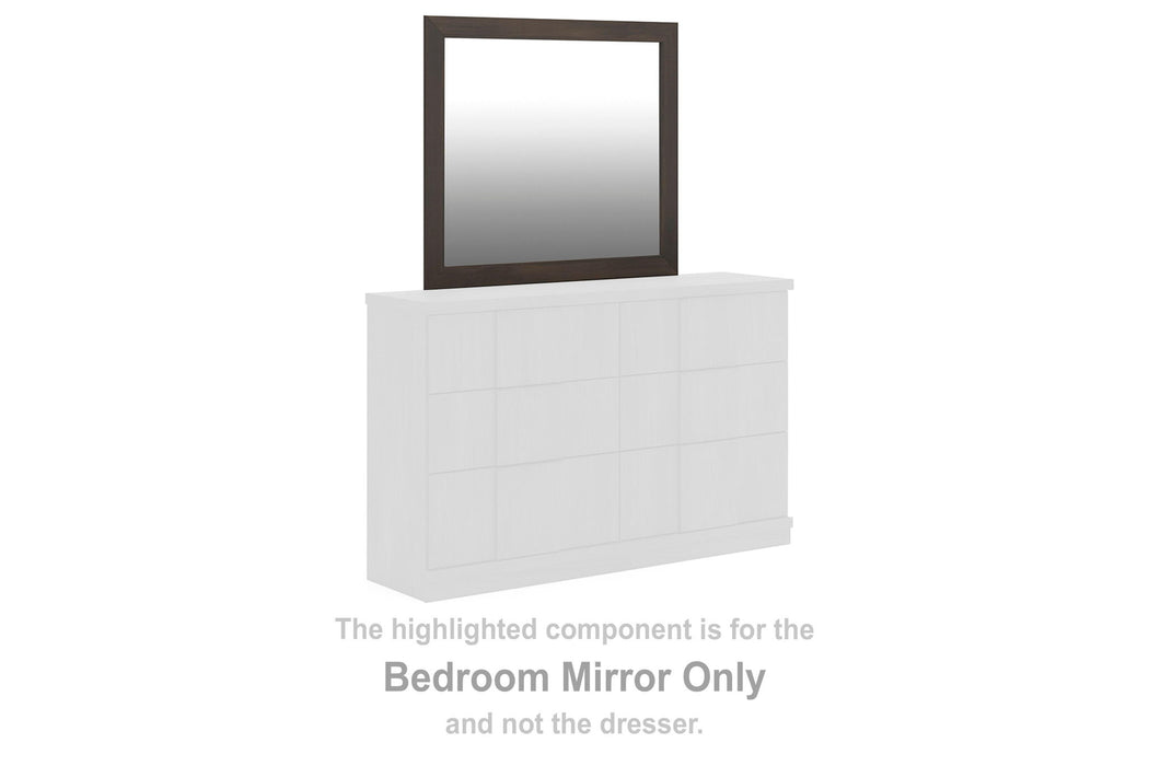 Shaehartin - Bedroom Mirror - Dark Brown