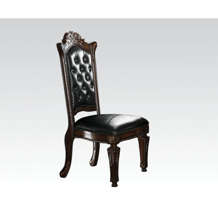Vendome - Side Chair Set of 2) - Synthetic Leather & Cherry