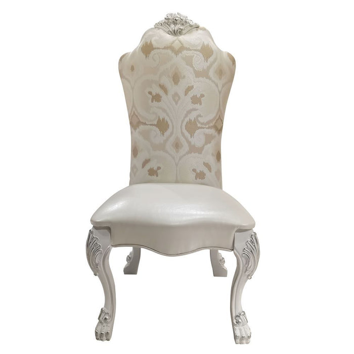Dresden - Side Chair Set of 2) - Fabric & Bone White