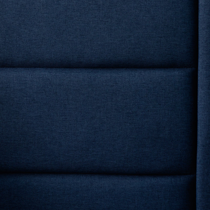Madsen - King Platform Bed - Cobalt