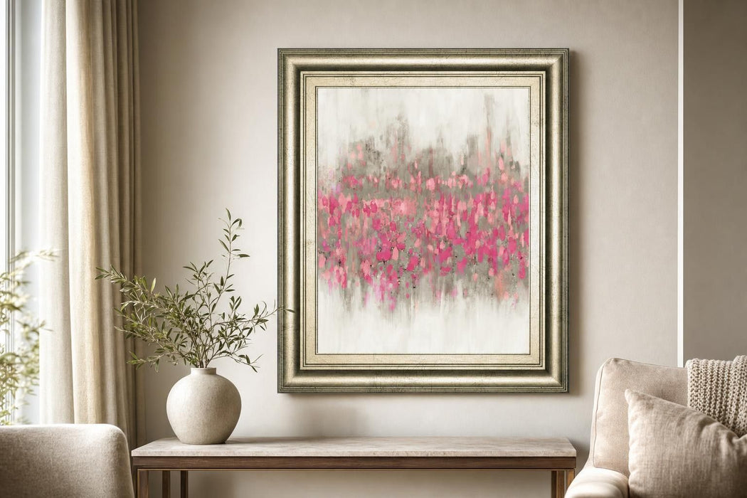 22x26 Crossing Abstract II By DanMeneely - Pink