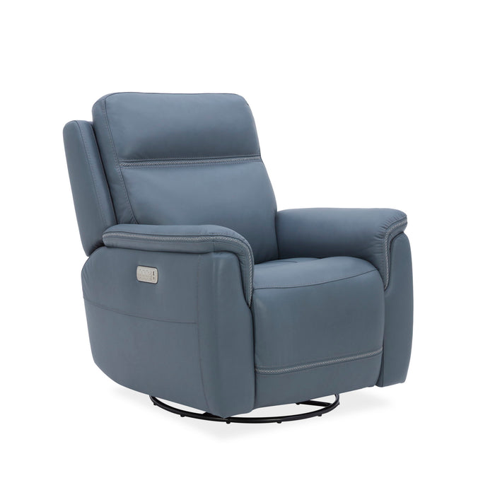 Sawyer - Swivel Glider With Power Headrest, Lumbar, Heat & Massage
