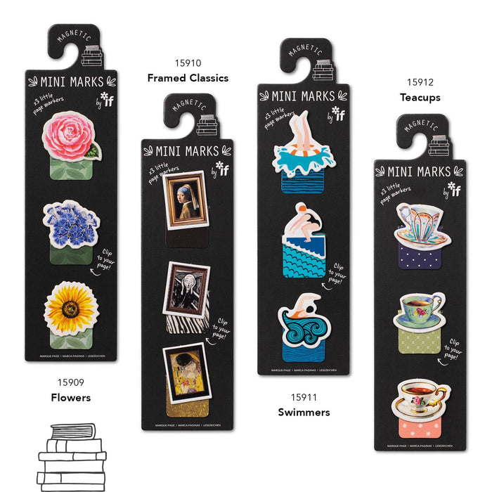 Mini-Marks Magnetic Bookmarks: Framed Classics