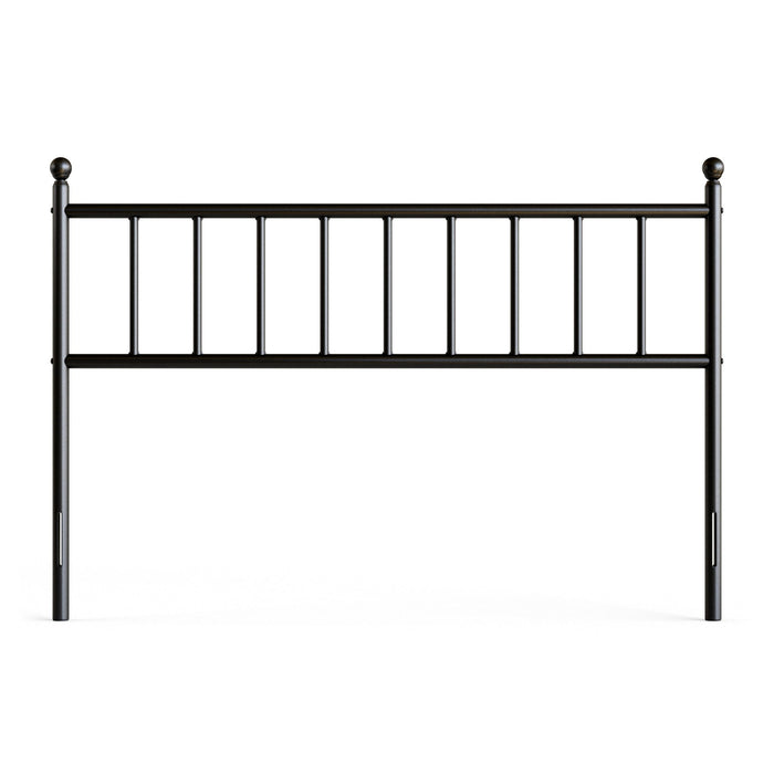 Patterson - California King Metal Headboard - Black