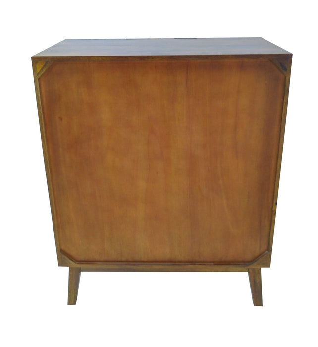 Calvary - Console Table - Gray Stone & Walnut