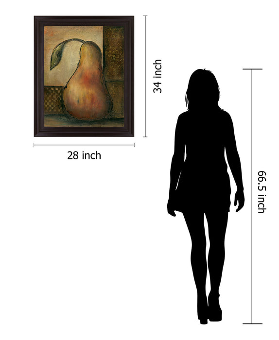 Sunlit Orchard Pear - 28" x 34" Framed Wall Art