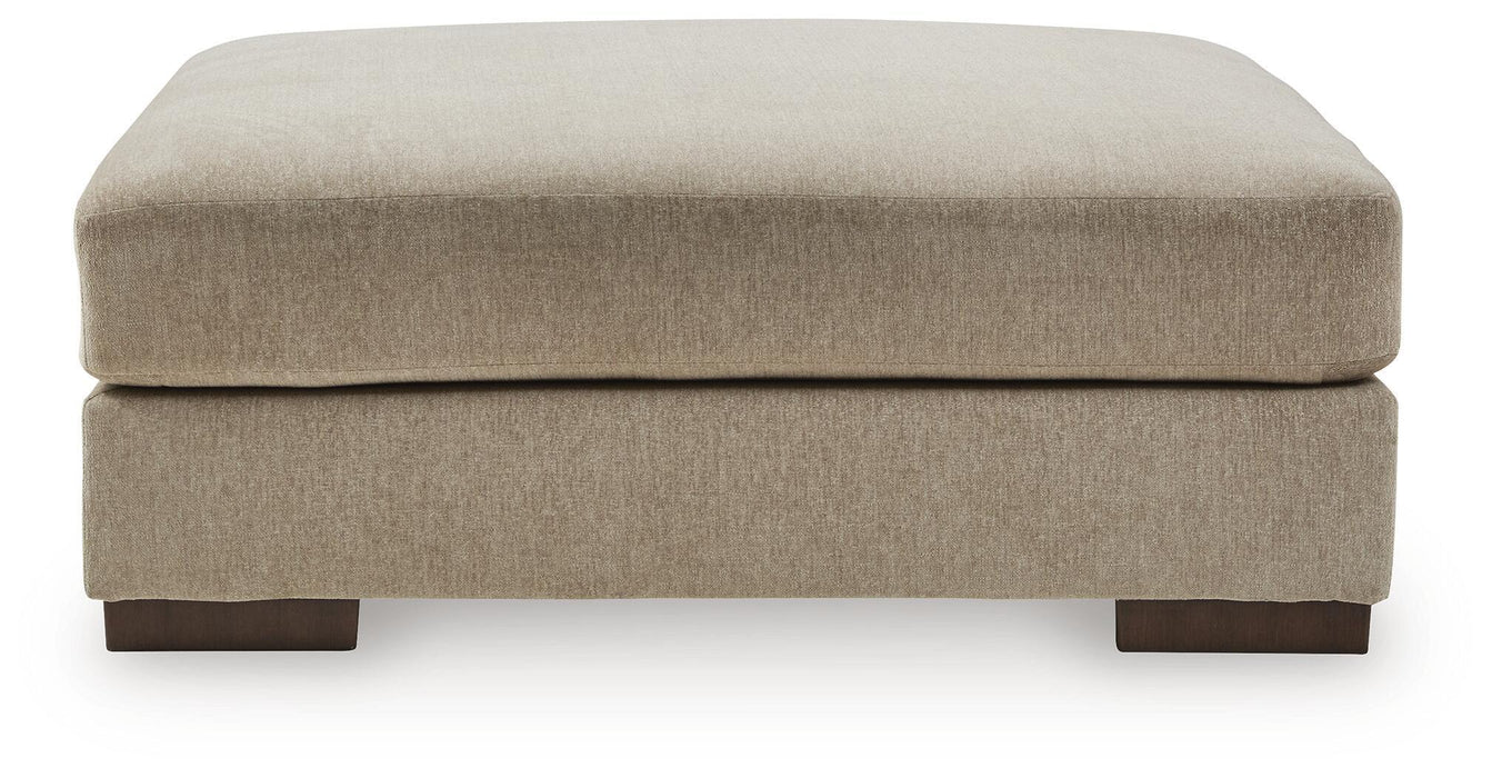 Linenhause - Oversized Accent Ottoman - Dune