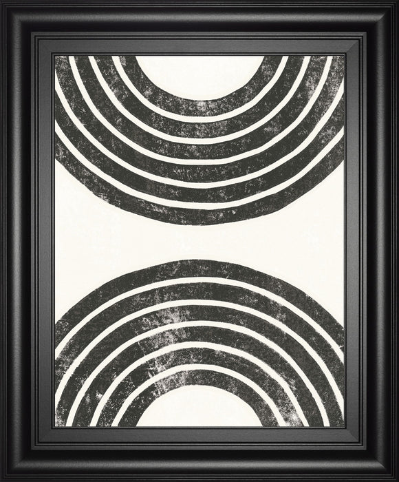Over The Rainbow BW I By Moira Hershey - Framed Print Wall Art - Black