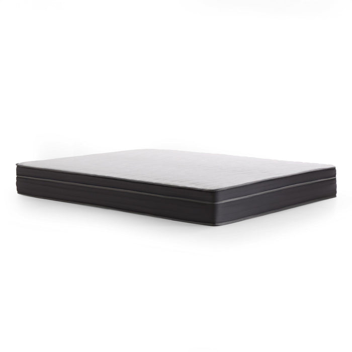 Bonnell - 10" Twin Hybrid Spring Gel Memory Foam Mattress - Gray