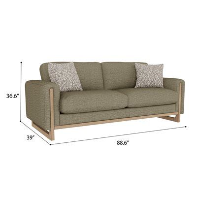 Sutton Place - Upholstered Sofa - Green