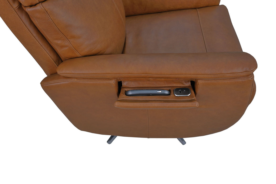 Cove - Power Swivel Recliner With Power Headrest, Lumbar, Heat, & Massage