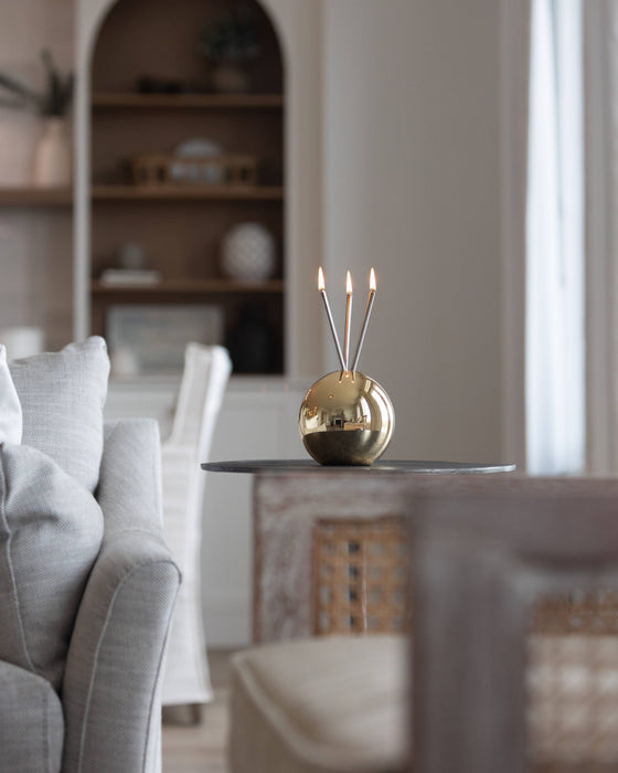 Neva Vase, Gold Metallic Candle Holder [x6 Vases]