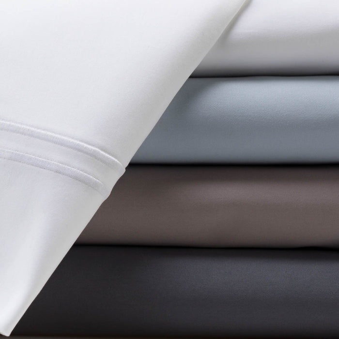 Woven Supima - Cotton Sheets - Split California King - Light Gray